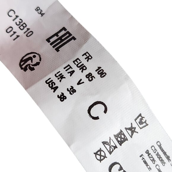 Chantelle Bra 38C Black Women's C Jolie Full Coverage Underwire Back Close NEW - Picture 11 of 11